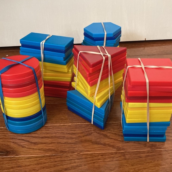 Geometric Shapes Math Manipulatives Bundle (400 approx) - Picture 3 of 13